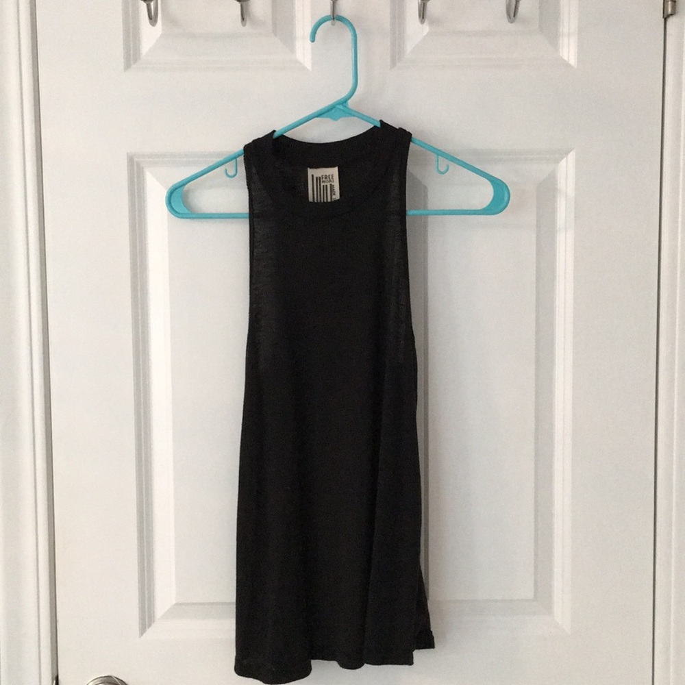 Free People Mock Neck Racerback Tank